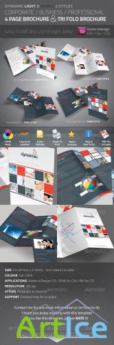 GraphicRiver - Dynamic 4 Page Brochure & Tri Fold