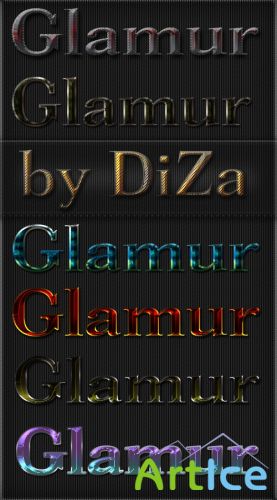 Glamur Styles for Photoshop