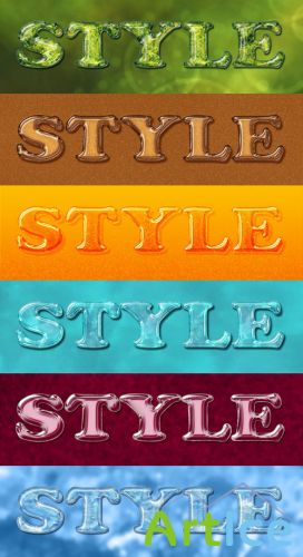 Exclusive Colourful Text Styles for Photoshop #1