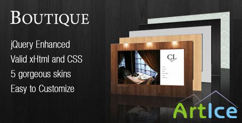 Boutique - ThemeForest Single Page Flash like Business Website - RETAIL
