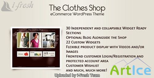 The Clothes Shop 1.0.9 - ThemeForest Wordpress Theme