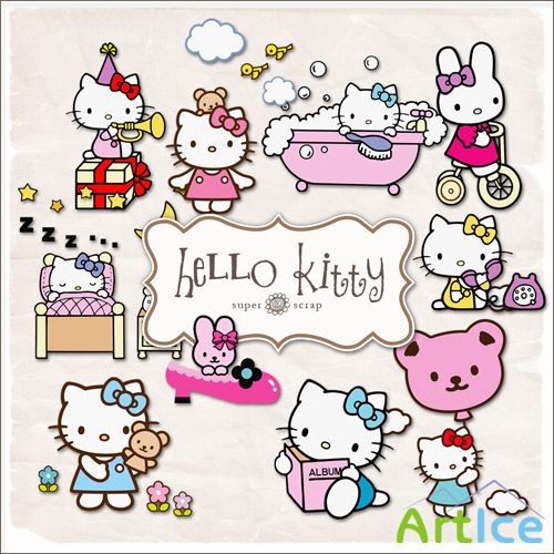 Scrap-kit - Hello Kitty