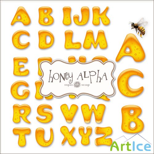 Scrap-kit - Honey Alpha