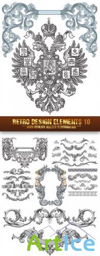 Stock Vector - Retro Design Elements 10 |  - 10