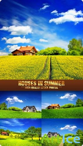 Stock Photo - Houses in Summer |  