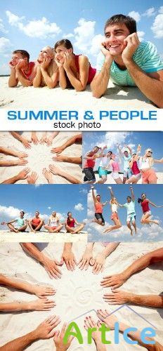 Summer beach people |    