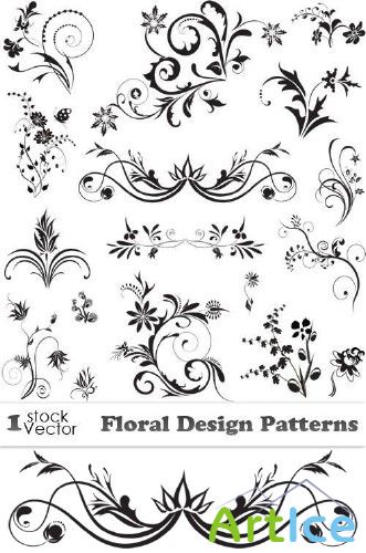 Floral Design Patterns Vector |   