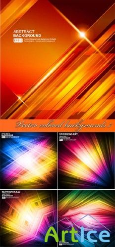 Vector colored backgrounds 7 |    7