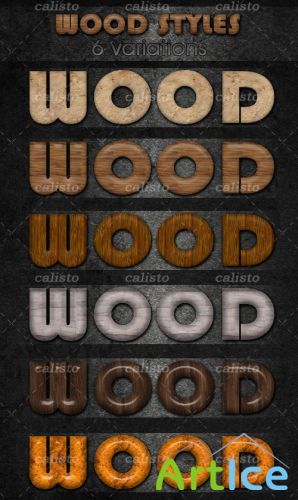 Wood Styles For Photoshop - GraphicRiver