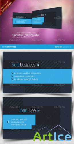 Seextwood Technix business card - GraphicRiver