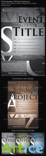 GraphicRiver - Typographic Poster Template