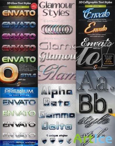GraphicRiver - Photoshop Styles Collection (Pack 1)