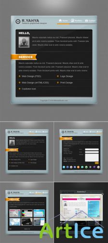 GraphicRiver - Slick Elegant vCard PSD Template Pack