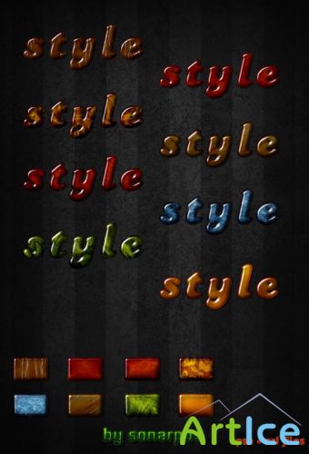 Exclusive Colourful Text Styles for Photoshop #3