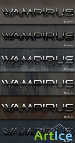 Wampirus 3D Text Effect (Pack 1)