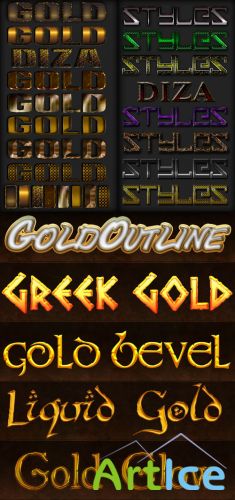 Gold Style for Photoshop