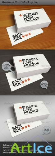 GraphicRiver - Business Card Mock-up Smart Template Pack