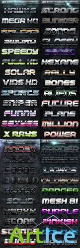 GraphicRiver - 80 Epic Photoshop Styles Complete Collection Bundle