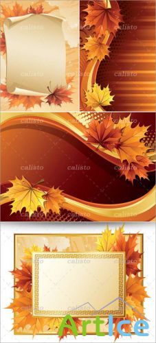 Maple Leaf Vector Background Pack