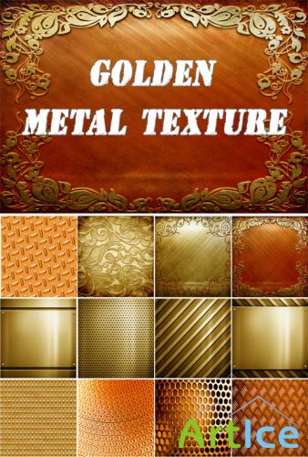 Golden Metal Textures Pack