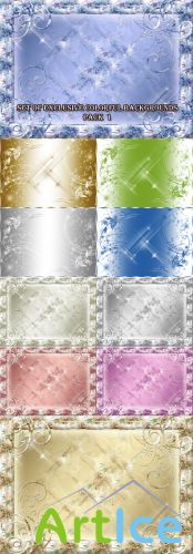 Set of Exclusive Colorful Backgrounds Pack 1