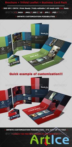 GraphicRiver - Brochures Pack Set A4 + Trifold + Business Card