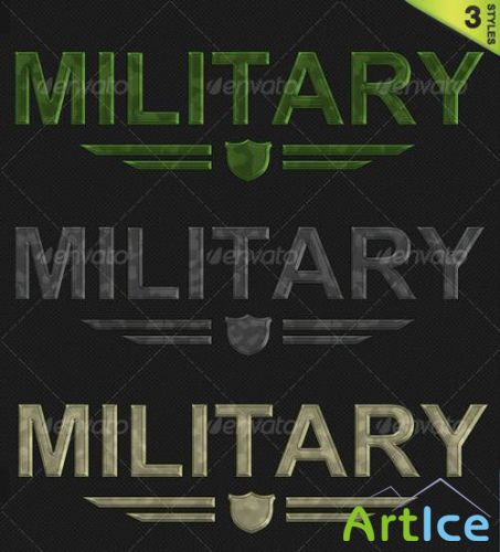 GraphicRiver - 3 Military Camouflage Styles