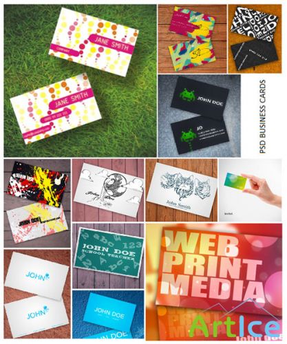 Photoshop Business Cards Templates Pack