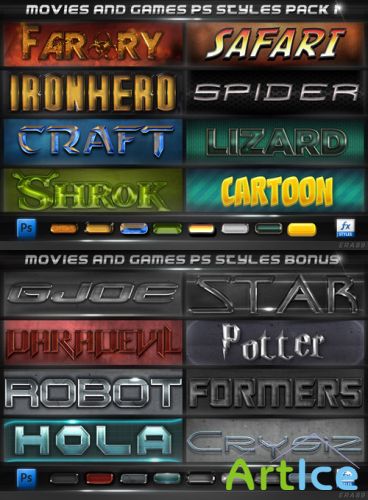 Movies and Games Styles
