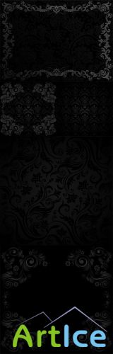 Black Pattern Backgrounds #1