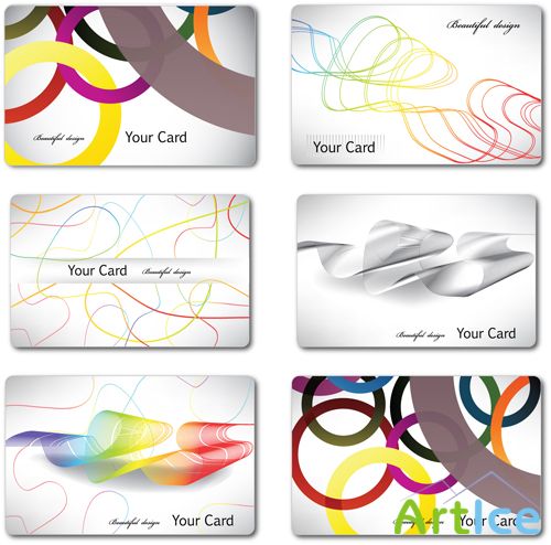 Profile Card Personalization Pattern Vector Background