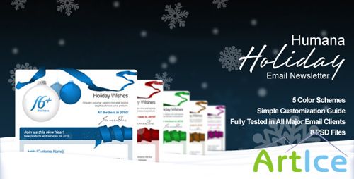 Themeforest - Humana - Holiday Greetings/Email Newsletter