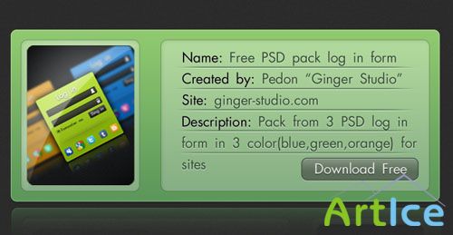 Free Simple Green Web Box