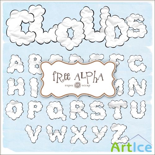 Scrap-kit - Clouds Alpha