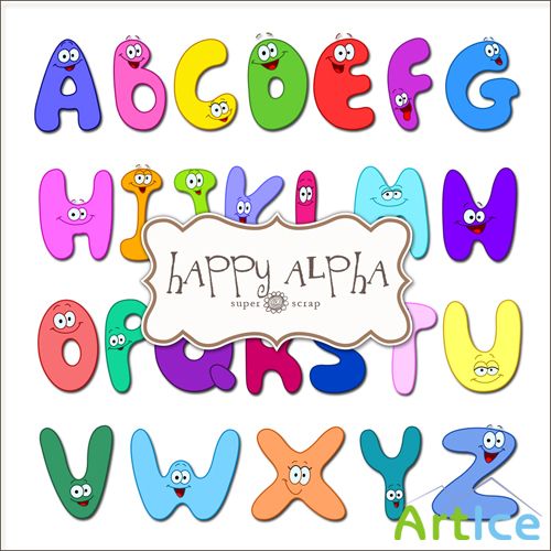 Scrap-kit - Happy Alpha