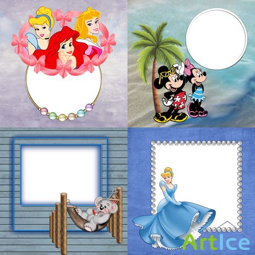 Photo Frame - Heroes cartoons
