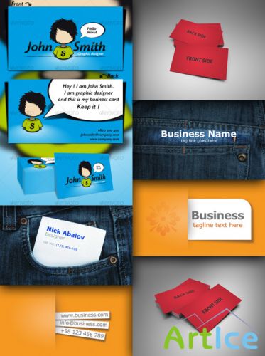 A collection of business cards # 1
