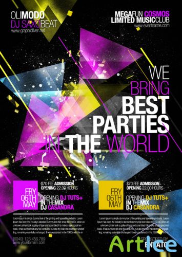 Ministry of Sound Party Poster