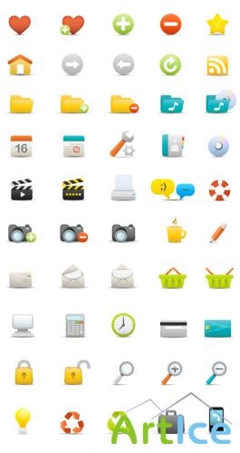 50 cool matte icons