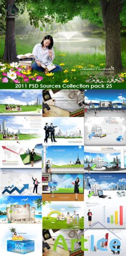 2011 PSD Sources Collection Pack 25