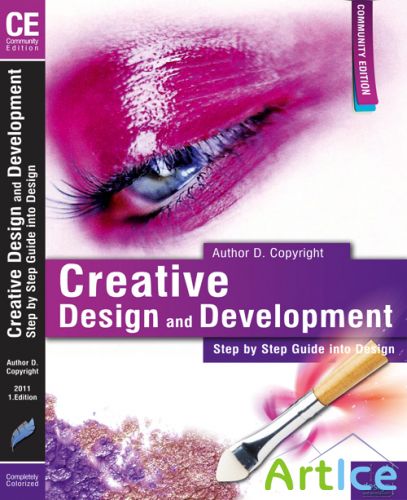 Multi 3d book cover action with psd template