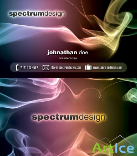 Spectrum design Business Card
