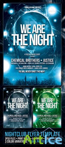 GraphicRiver - Nightclub Flyer/Poster Vol. 1