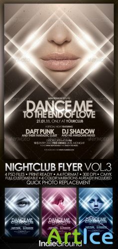 GraphicRiver - Nightclub Flyer/Poster Vol. 3