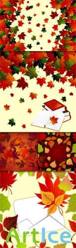 Autumn Vector Backgrounds #1