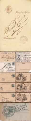 Vintage Postcard Backgrounds #1