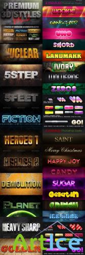 A collection of styles for Photoshop # 2