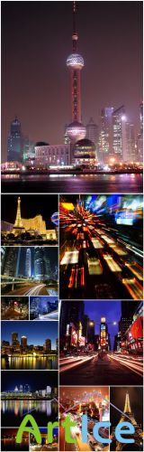 Night City Photo Cliparts #2
