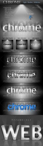 Chrome Light-Shadow-Reflection Actions