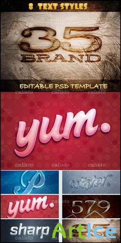 8 Text Effect Styles